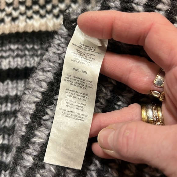 Rinascimento Maliparmi Mohair Blend Long Line Cardigan Size M - Picture 13 of 13